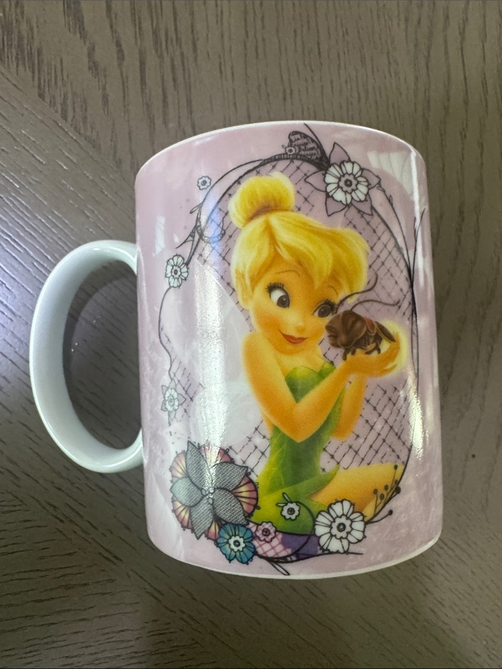 Tinker Bell Pink Ceramic Mug - Disney